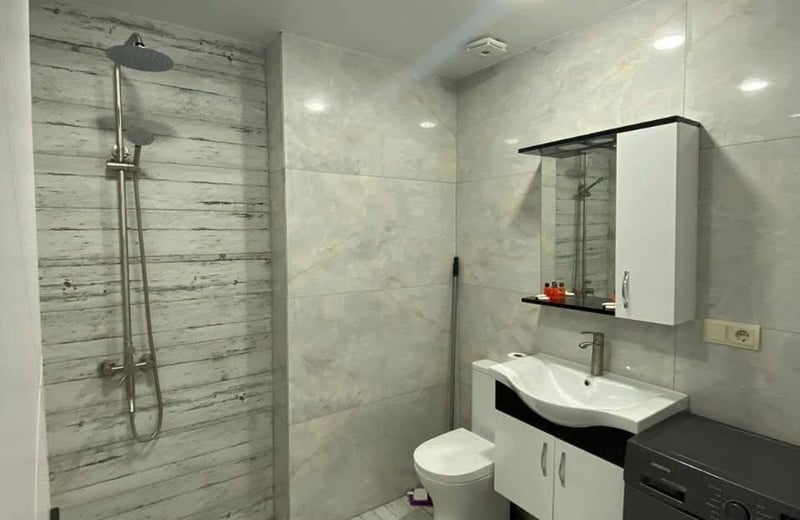 Spacious Two-Bedroom Apartment in Batumi, High Floor, Newly Renovated