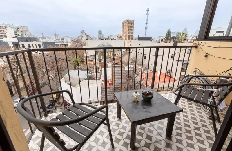 37m² 2-Bedroom Apartment for Rent in Palermo, Buenos Aires