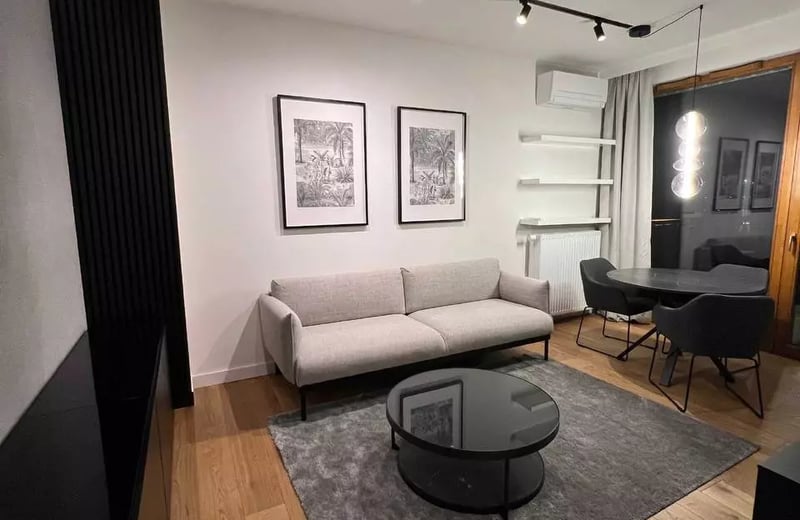 2-Bedroom Apartment for Rent, 47m², Sarmacka Street, Wilanów, Warsaw