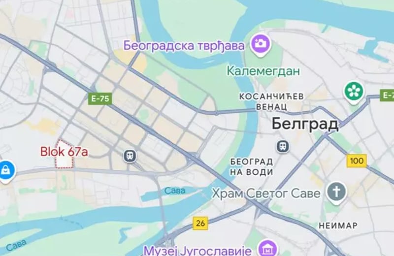 Alquiler a largo plazo de un apartamento de 2 habitaciones en el barrio premium "A Block", Belgrado