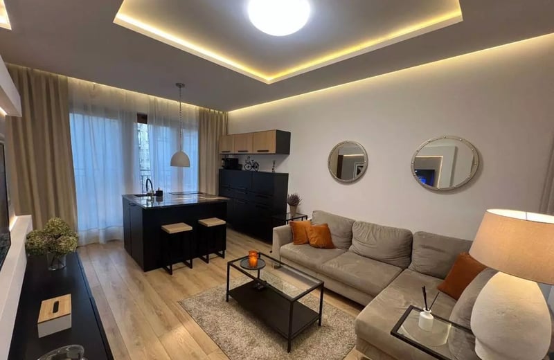 Long-term rental of a two-room apartment in Browary Warszawskie, Warsaw