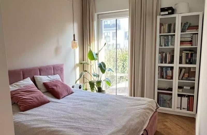 Long-term rental of a two-room apartment with a yard on Lazurowa Bemowo St., Warsaw