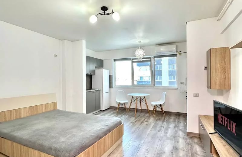 Modern studio in Militari Residence, Bucharest – long-term rental