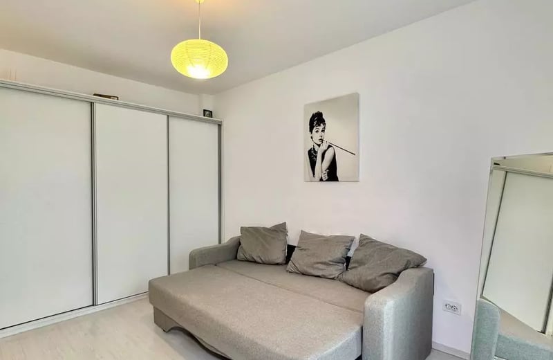 One-room apartment in a new building in Bucharest, long-term rental