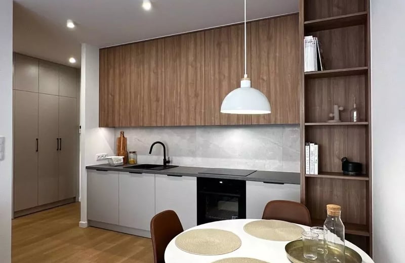 Alquiler a largo plazo de un apartamento de 3 habitaciones, 53 m², ul. Nocznickiego, Bielany, Varsovia