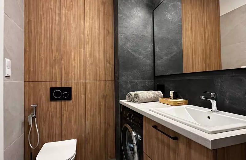 Alquiler a largo plazo de un apartamento de 3 habitaciones, 53 m², ul. Nocznickiego, Bielany, Varsovia