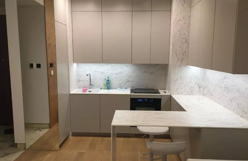 Long-term rental of a 3-room apartment, 50 m², Mennica Residence, Wola, Warsaw