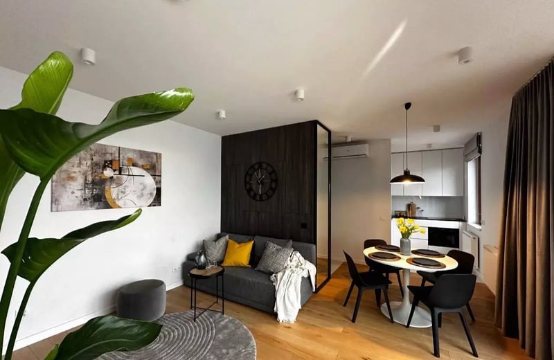 Long-term rental, Warsaw, Wilanów: 2-room apartment 45 m²