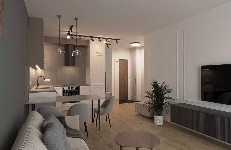 Long-term rental — 2-room apartment 44 m² in Warsaw, Praga-Południe