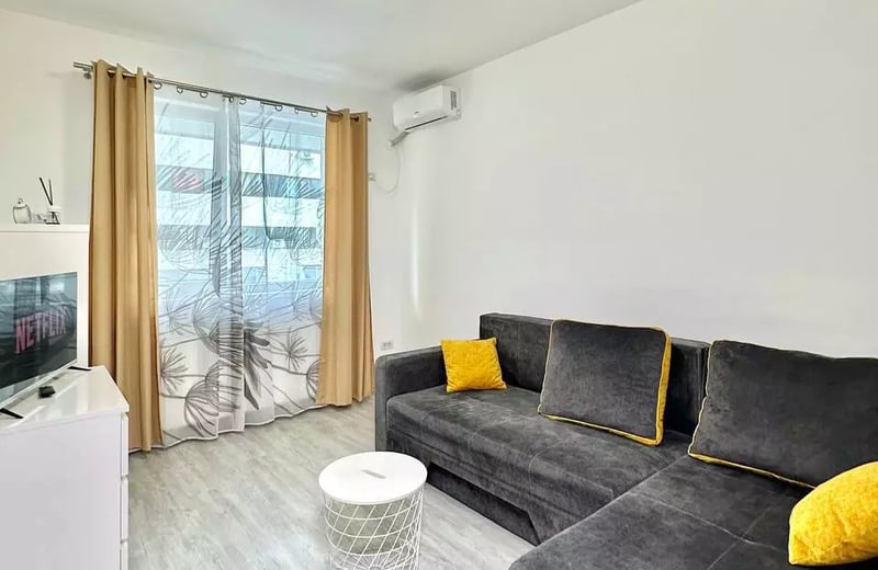 Long-term rental of a one-room apartment in Bucharest, "Militari Residence" complex