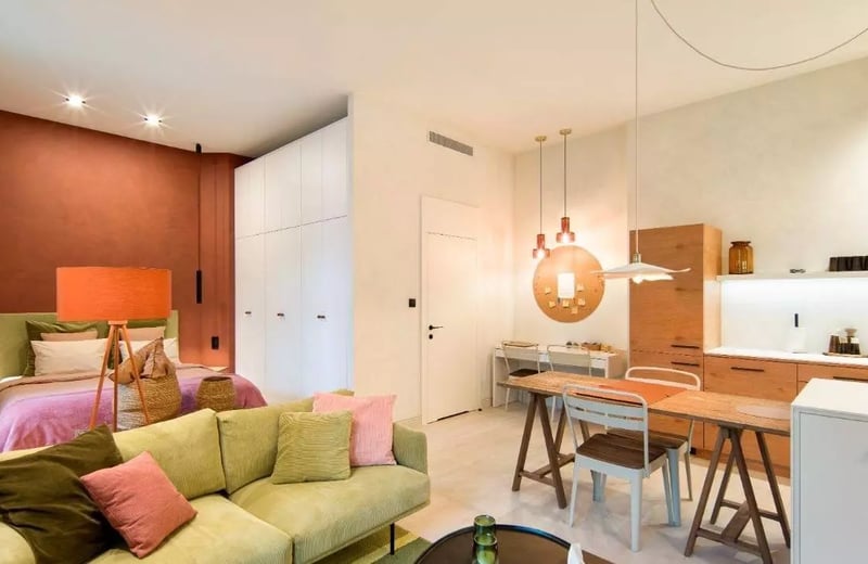 Долгосрочная аренда 1-комнатной квартиры в Кракове, район Казимеж, ул. Św. Sebastiana