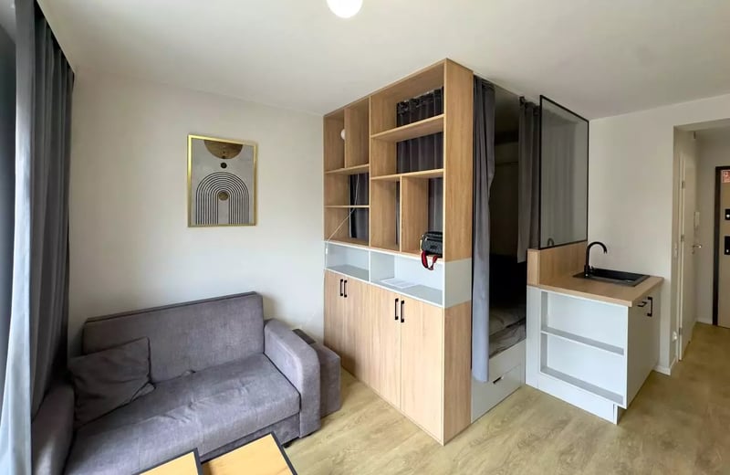 Long-term rental of a 1-bedroom apartment in Wrocław, st. Partynicka 5