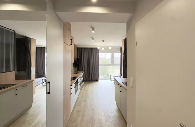 Long-term rental of a 1-bedroom apartment in Wrocław, st. Partynicka 5