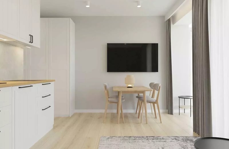 Long-term rental of an apartment in Kraków, Ruczaj district, st. Czerwone Maki