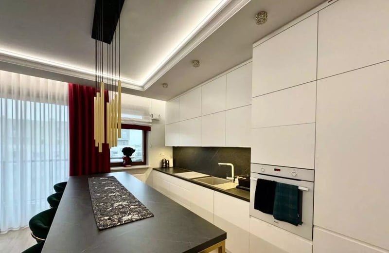 Long-term rental of a 3-bedroom apartment 72 m2 in Warsaw, Mokotów district