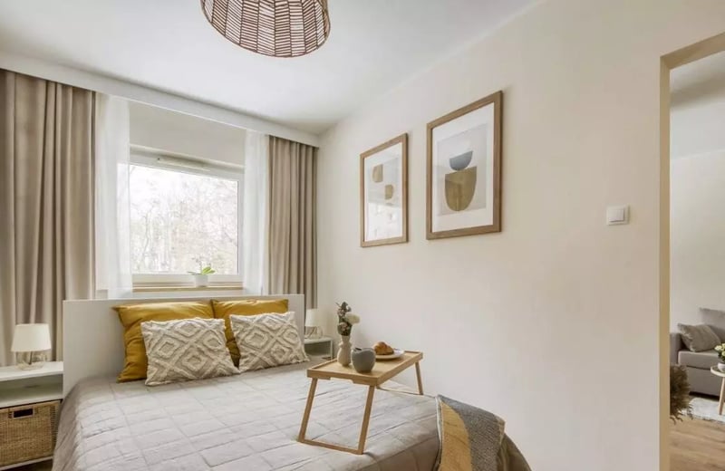 Alquiler a largo plazo de apartamento de 2 habitaciones en Varsovia, distrito Wola, calle Monte Cassino