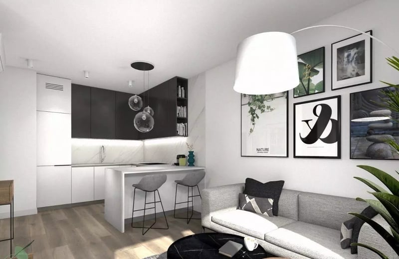 Alquiler a largo plazo de apartamento de 2 habitaciones en Cracovia, distrito Prądnik Biały, Polonia