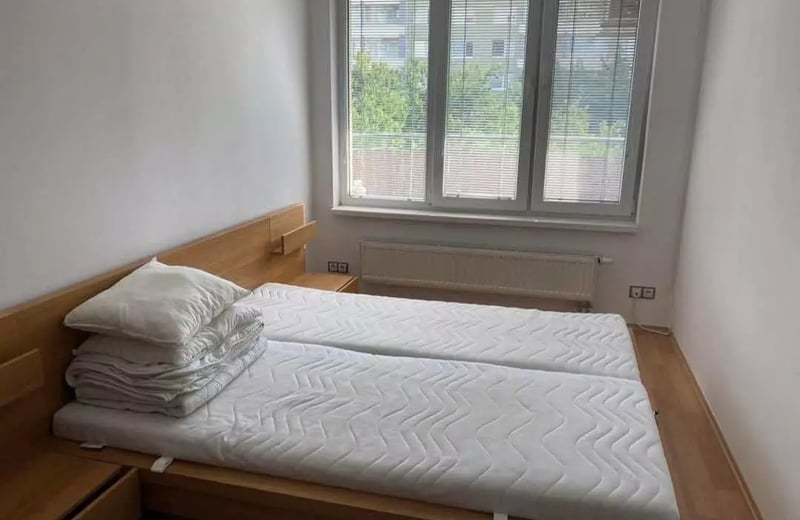 Long-term rental 2-room apartment (54 m² + balcony) in Ružinov, Bratislava, Slovakia