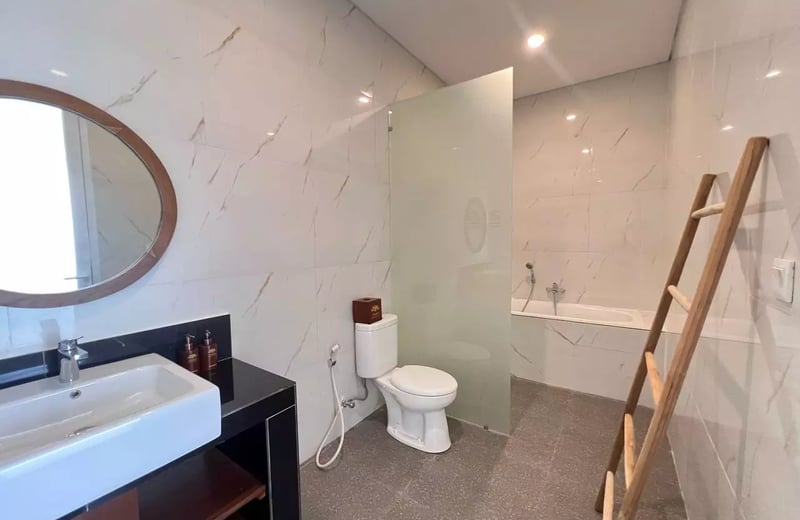 Long-term rental newly built villa with rice field view in Ubud, Bali