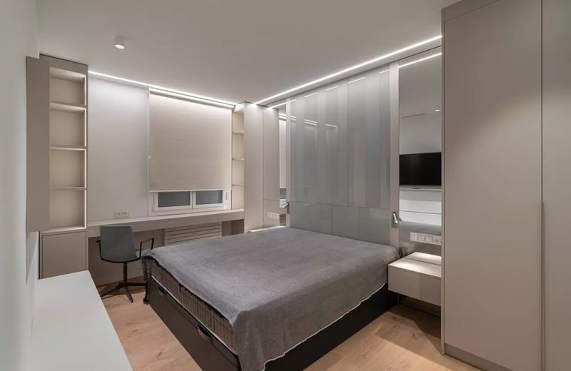 Spacious designer apartment for long-term rent with Sagrada Familia view in Barcelona