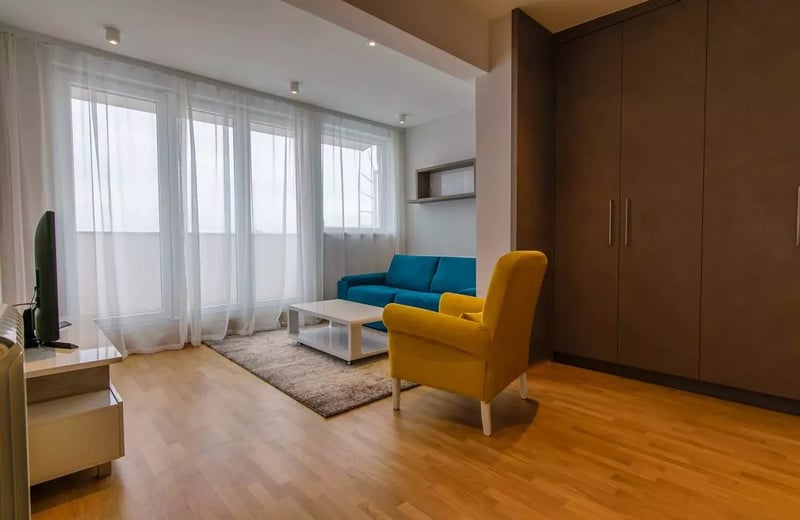 Long-term rental 2-room apartment in New Belgrade, Serbia