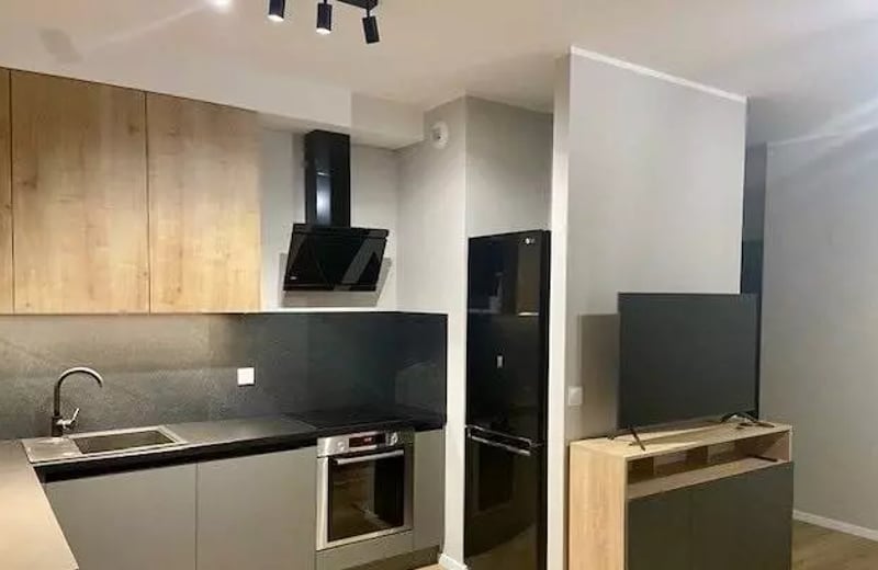 Long-term rental 2-room apartment in a modern gated community, Mokotów, Warsaw