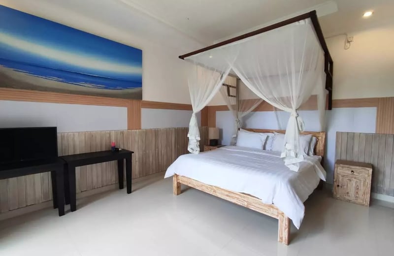 Long-term rental New villa with a gazebo and rice field view in, Ubud, Sayan, Indonesia