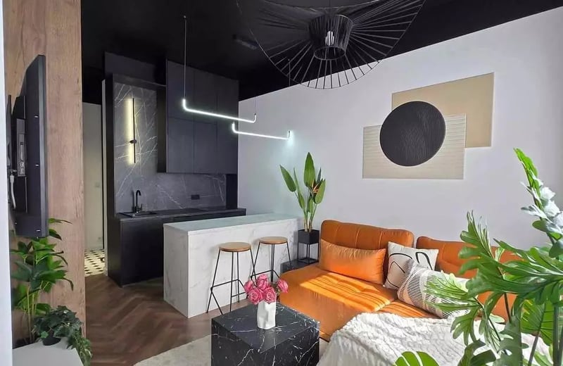 Long-term rental two-room apartment in Podgórze, Kraków