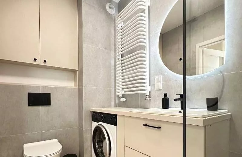 Long-term rental of a modern two-room apartment with a balcony in Prądnik Biały, Kraków