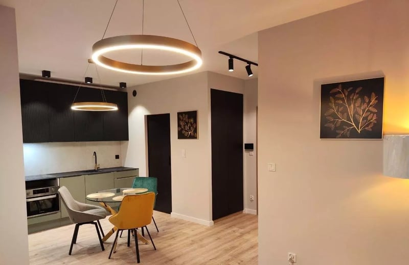 Long-term rental stylish 2-room apartment with balcony in Zabłocie, Kraków