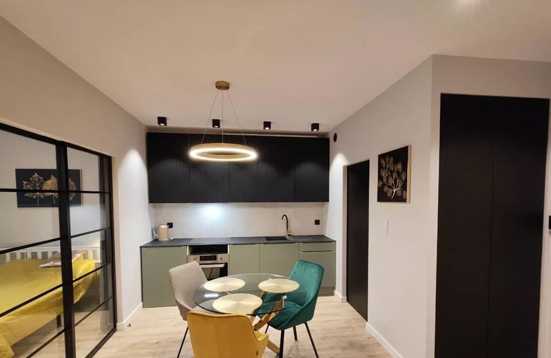 Long-term rental stylish 2-room apartment with balcony in Zabłocie, Kraków