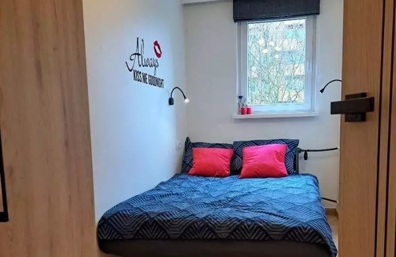 Long-term rental stylish 2-room apartment with balcony in Zabłocie, Kraków