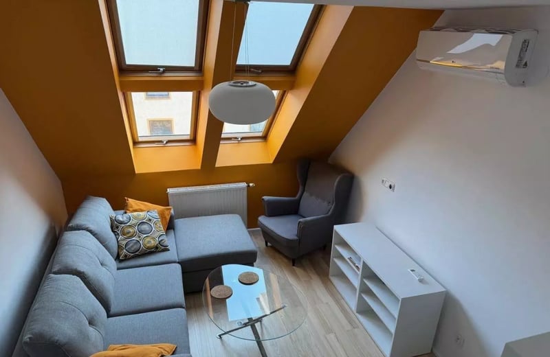 Long term rental 3 room apartment with balcony and parking in Wrocław