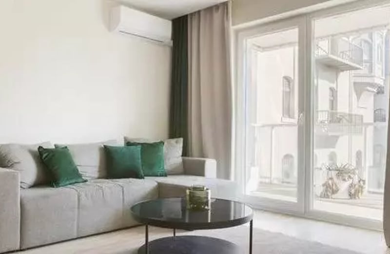 Long-term rental 2-room apartment in a prestigious complex on Księcia Witolda St, Wrocław