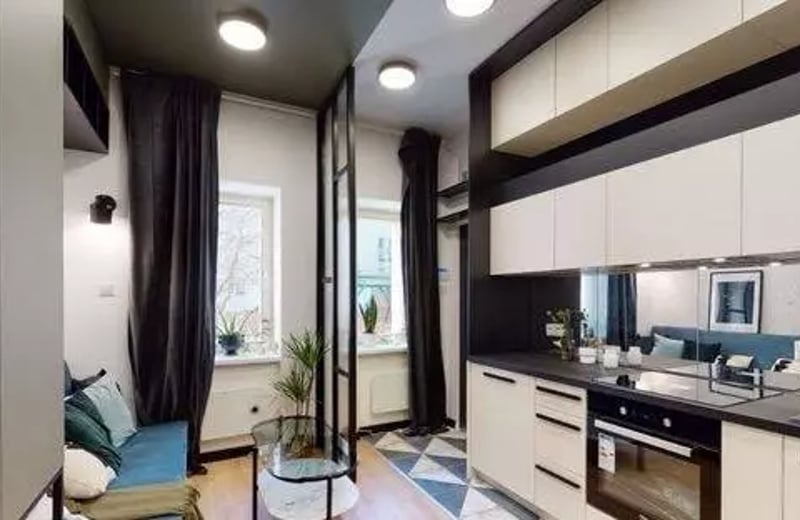 Long-term rent studio apartment in central Wrocław, Stare Miasto