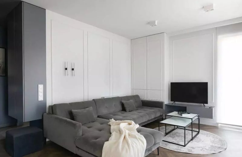 Long-term rental of a modern 2-room apartment with a balcony in Bronowice, Krakow