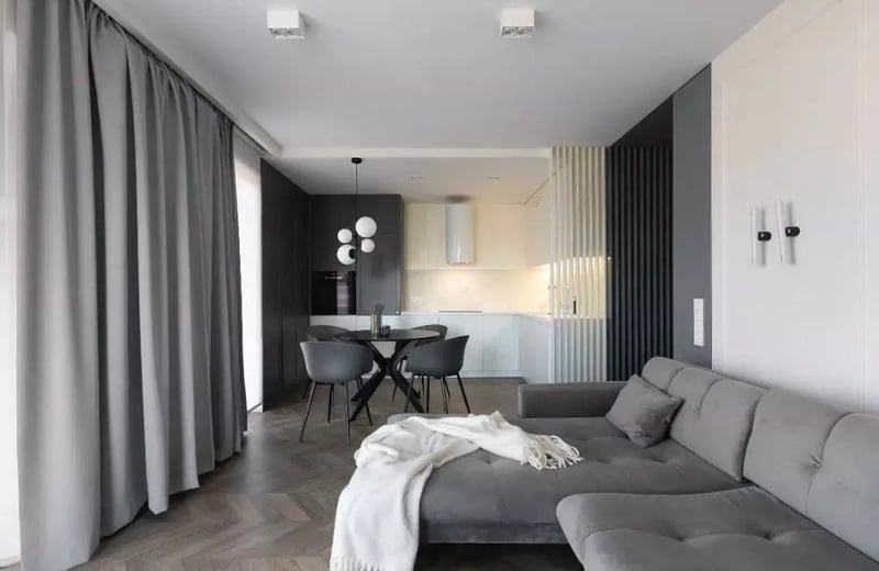 Long-term rental of a modern 2-room apartment with a balcony in Bronowice, Krakow