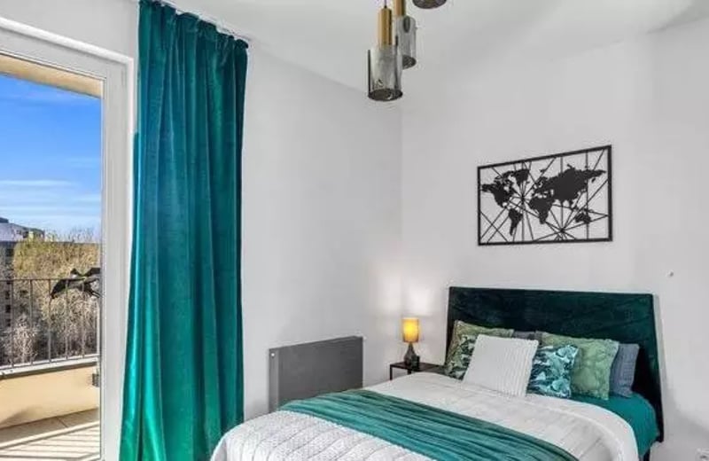 Long-term rent 2-room apartment with a balcony in Mokotów, Warsaw