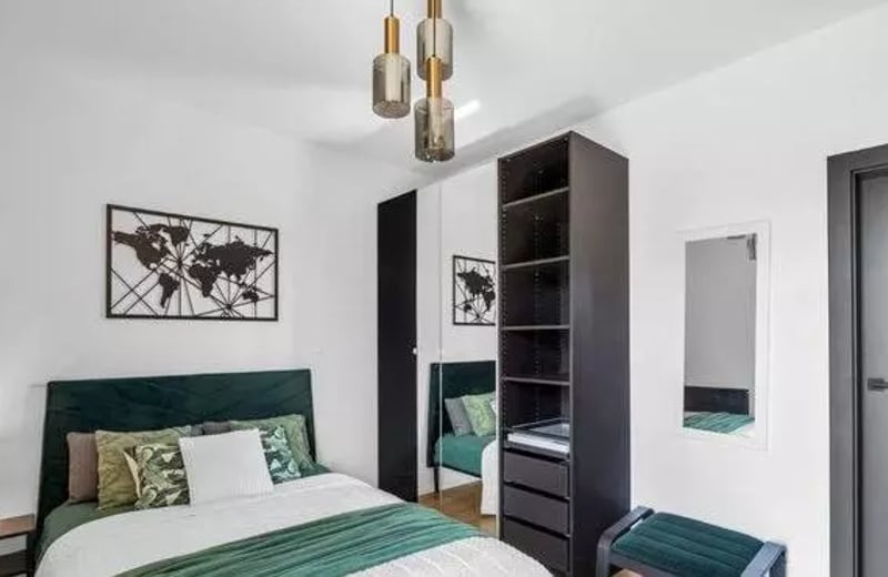 Long-term rent 2-room apartment with a balcony in Mokotów, Warsaw