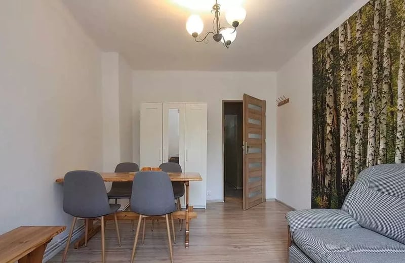 Long-Term rental 2-room apartment with separate kitchen in Sępolno, Wrocław