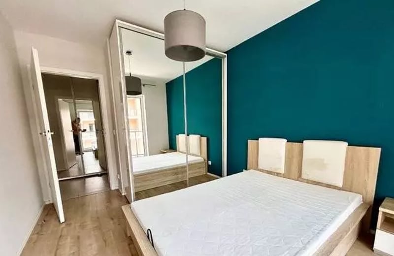 long-term rental of 2-room apartment on  Wrocław, with balcony, parking and full amenities