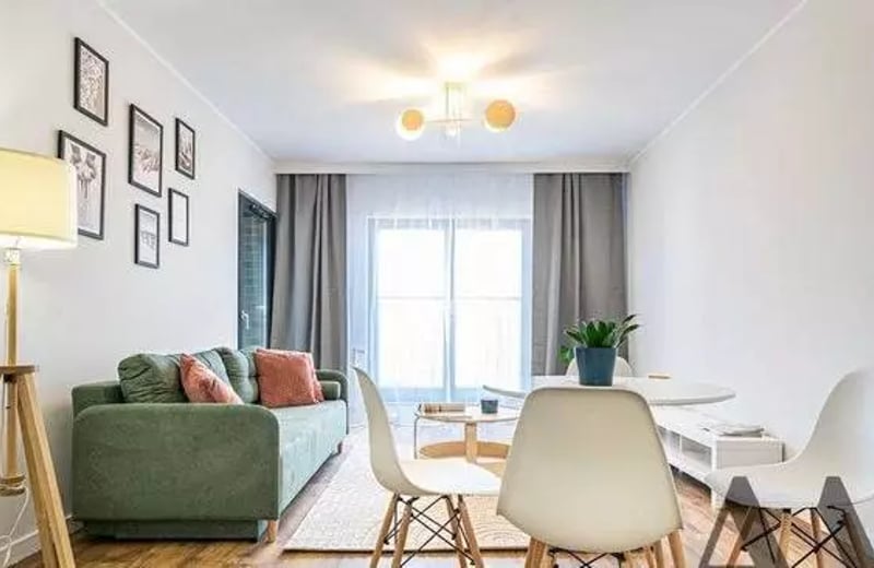 Long-term rental stylish apartment with parking & spa access in Angel City, Wrocław, Poland