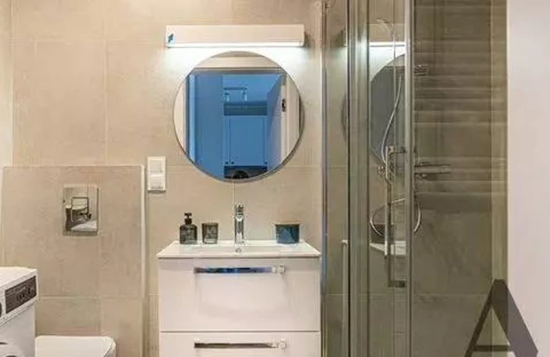 Long-term rental stylish apartment with parking & spa access in Angel City, Wrocław, Poland