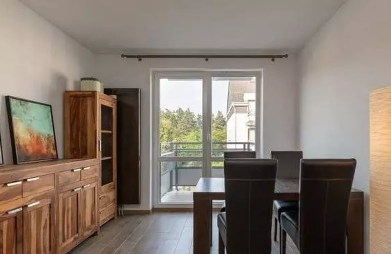 Long-term rental 2-room apartment 48 m² near park, Wrocław, Poland