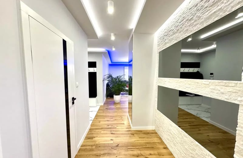 Long-term rental in Kraków stylish 3-room apartment, 74 m², with balcony and parking in Grzegórzki district