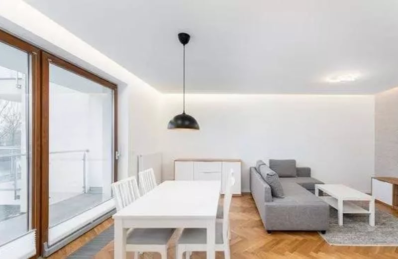 Long-term rental in Kraków modern 3-room apartment, 75 m², with large balcony, Bronowice Małe district