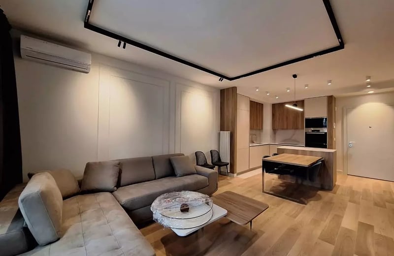 Долгосрочная аренда в Белграде — новая 2-комнатная квартира 59 м² с балконом в ЖК BW Eterna