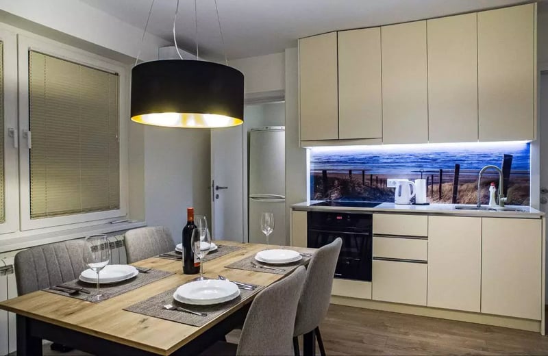 Long-term rental in Belgrade — 51 m² three-room apartment with balcony and appliances near the city center