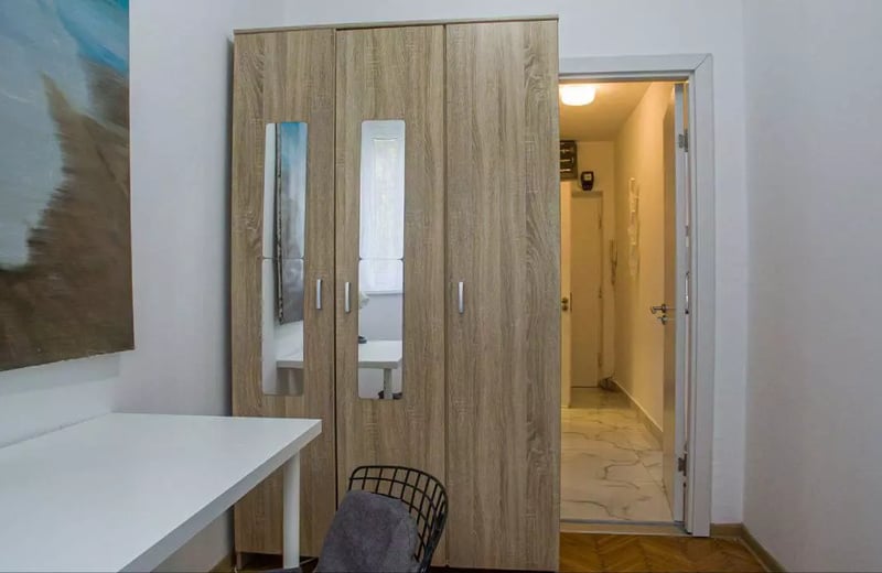 Long-term rental in Belgrade — 50 m² two-room apartment in the city center, with air conditioning and pet-friendly