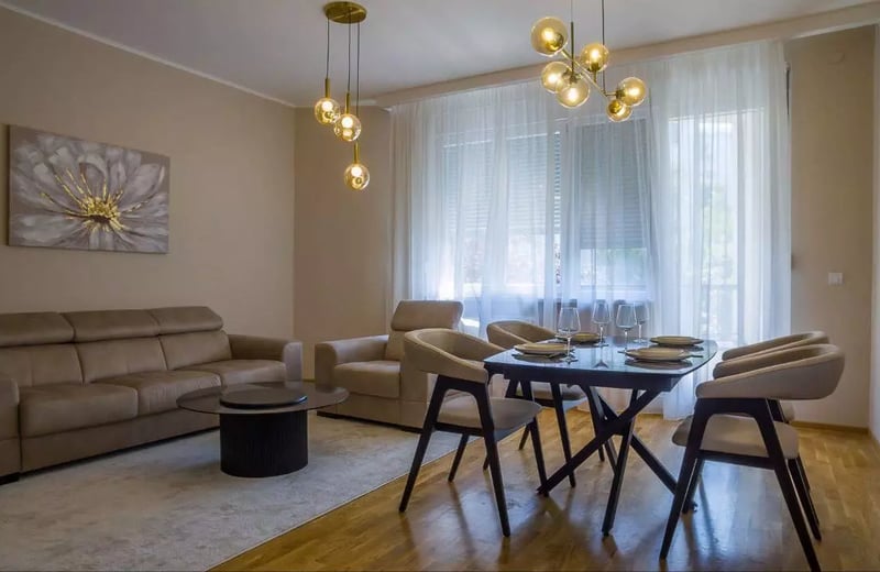 Long-term rental in Belgrade — brand new 81 m² three-room apartment in the Čukarica district with air conditioning and parking space